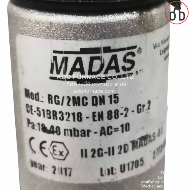 Madas Mod.: RG/2MC DN15 18-40mbar (4)